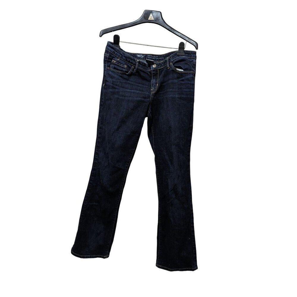 Mossimo Denim Mid-Rise‎ Bootcut Jeans Dark Wash Size 12R Modern Fit